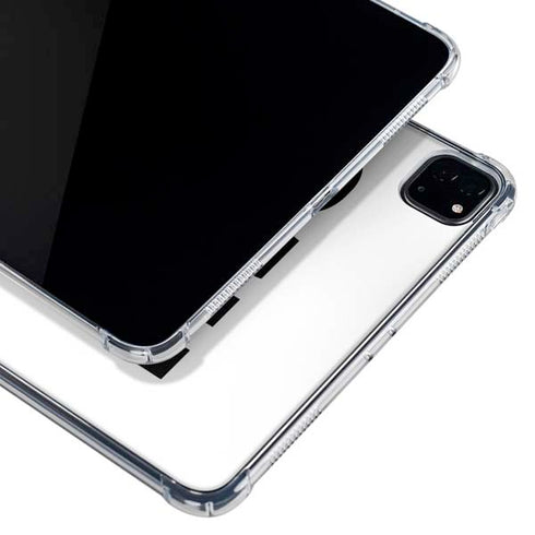 California White Block iPad Pro 12.9in (2020) Clear Case